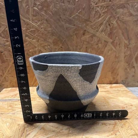 かみ山陶器　信楽焼　植木鉢