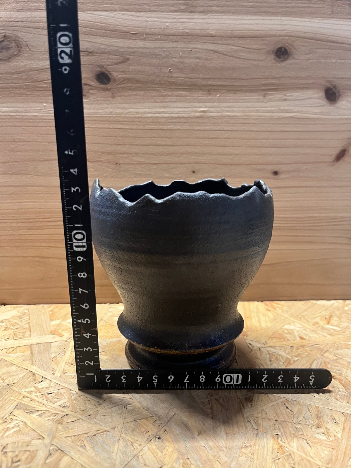 淡海陶芸研究所 植木鉢 泥彩筒鉢 | GREEN LUCK