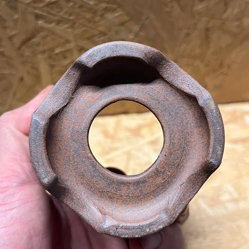 伝市鉢 大道角丸型 丹波黒流し 3号 | GREEN LUCK