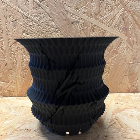 CURVE 03（Black+) 10号 台座付き 作家鉢 CURVE 03（Matte Black） 3号 4点セット 作家鉢 - メルカリ