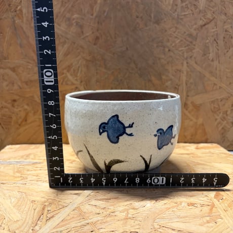 かみ山陶器　信楽焼　植木鉢