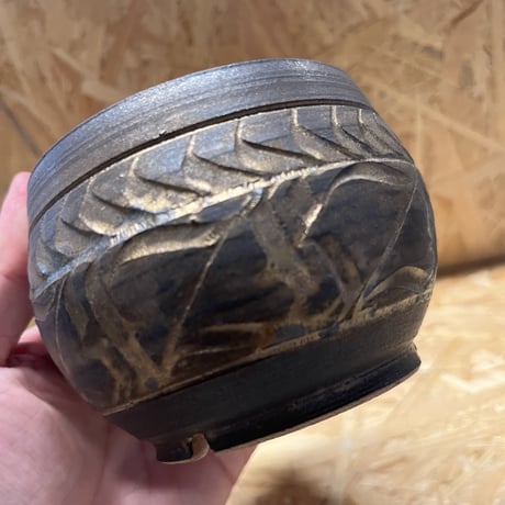 刻紋鉢　保田修作×rimwork