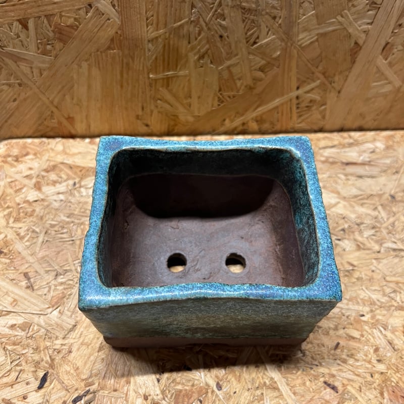 伝市鉢 角鉢 青銅 | GREEN LUCK