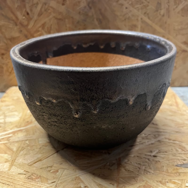 陶器　信楽 輪花皿 小 サビ釉｜古谷製陶所（信楽焼 陶器）【古57】 – nokaze｜陶器