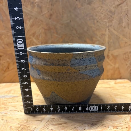 かみ山陶器　信楽焼　植木鉢