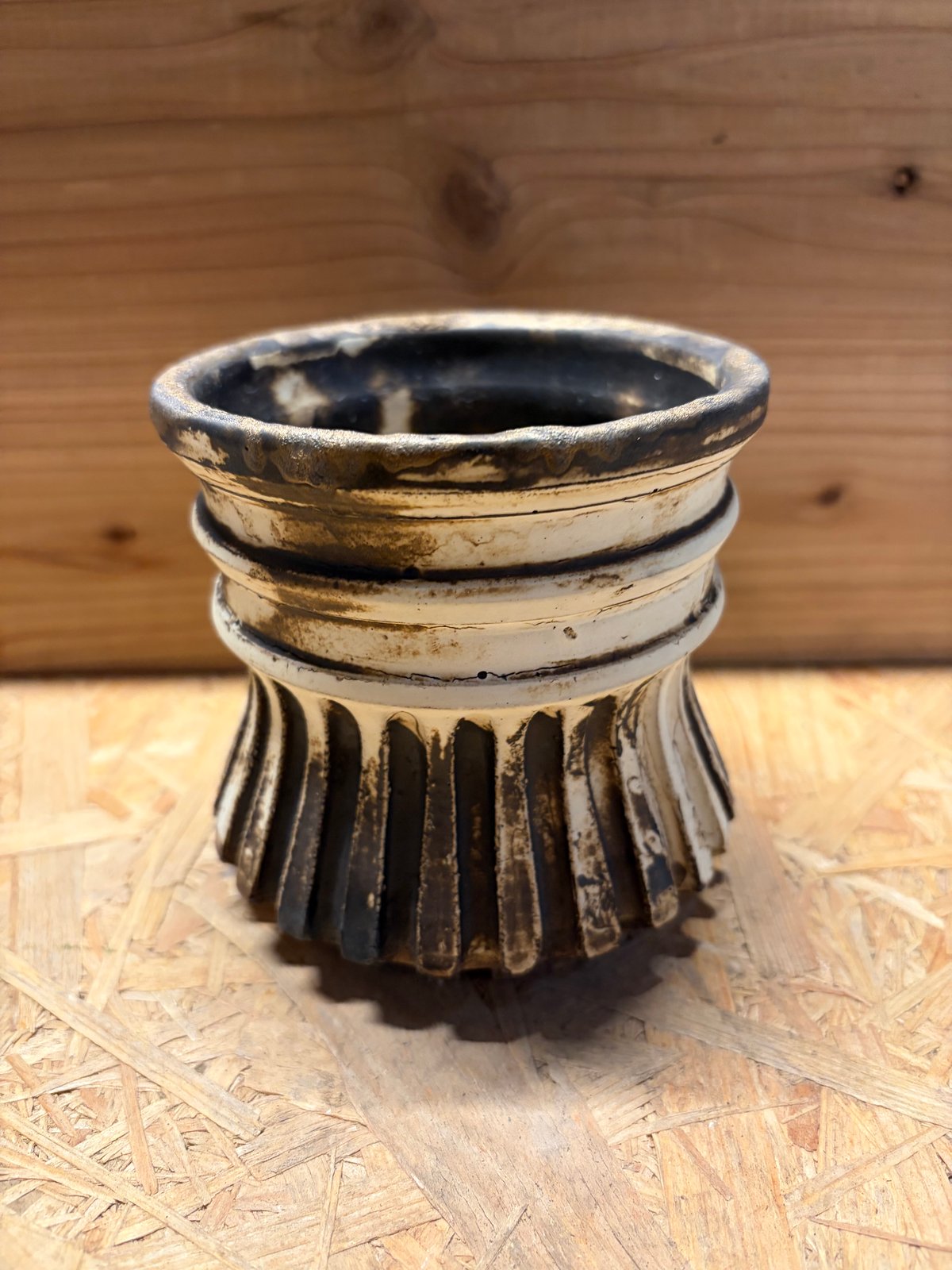 保田修作 陶器鉢 粉吹鉢 | GREEN LUCK