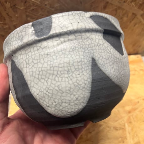 かみ山陶器　信楽焼　植木鉢