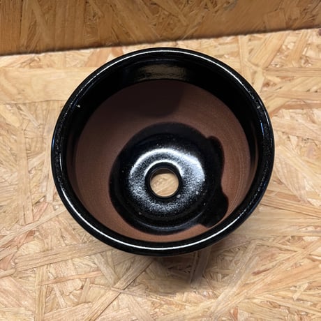 伝市鉢　コウロ型　3号　丹波黒
