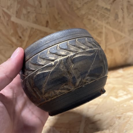刻紋鉢　保田修作×rimwork