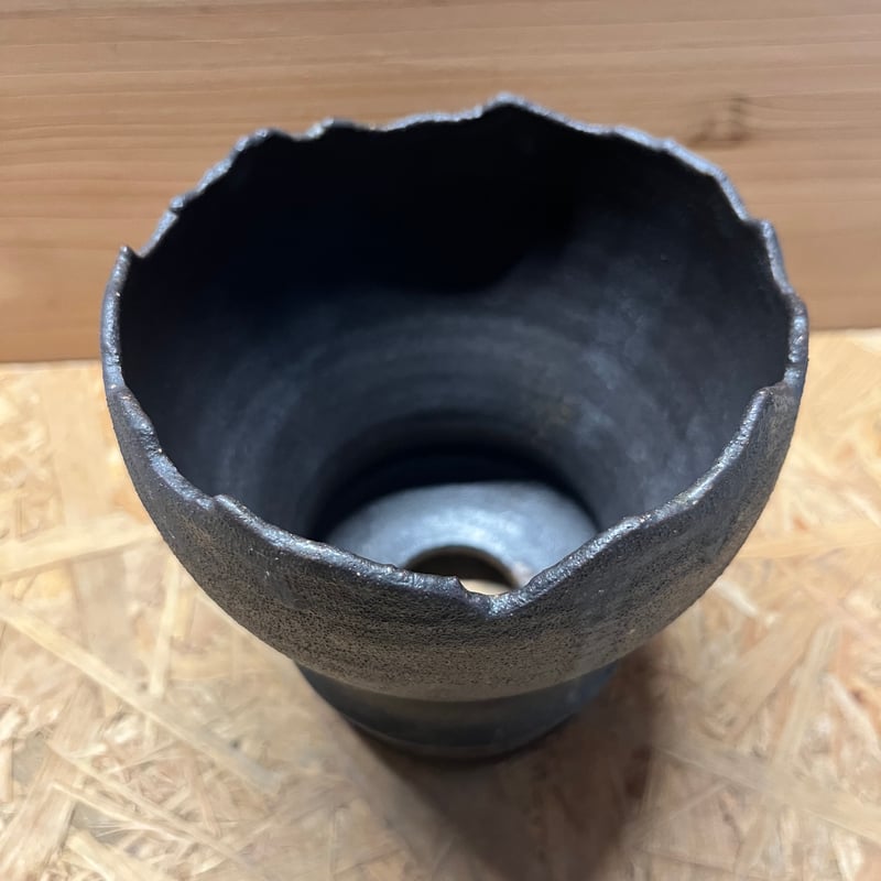 淡海陶芸研究所 植木鉢 泥彩筒鉢 | GREEN LUCK