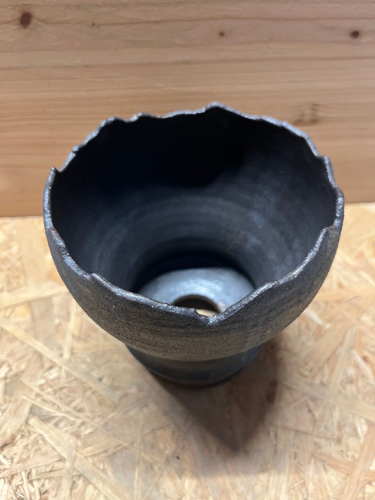 淡海陶芸研究所 植木鉢 泥彩筒鉢 | GREEN LUCK