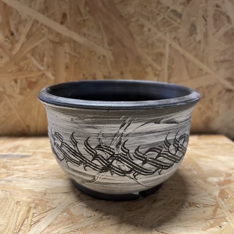 刻紋鉢　保田修作×rimwork