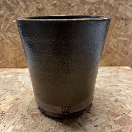 伝市鉢　穴窯　シャジン　3.5号