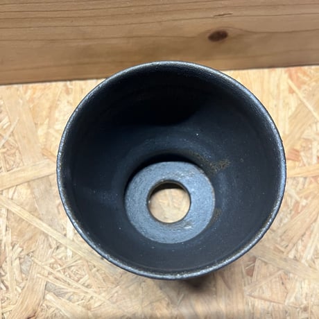 淡海陶芸研究所　植木鉢　泥象嵌彫鉢