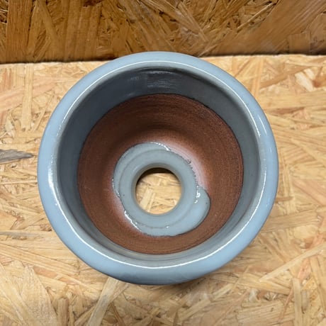 伝市鉢　大道型　3号　３.5号　4号　グレー