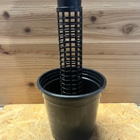 モスポール鉢　ポール付き　ブラック