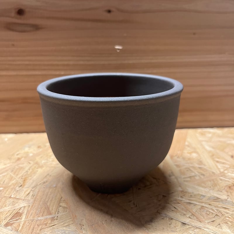 伝市鉢 コウロ型 3号 黒化粧 | GREEN LUCK 伝市鉢 コウロ型 3号 黒化粧 | GREEN LUCK