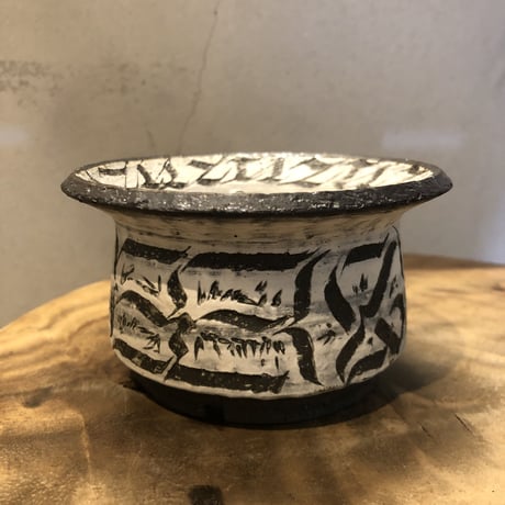 刻紋鉢　保田修作×rimwork