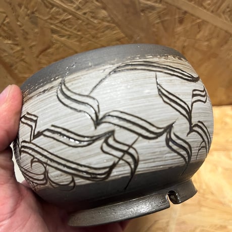 刻紋鉢　保田修作×rimwork