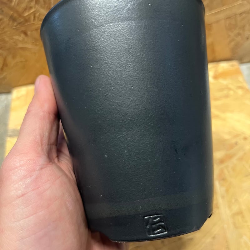 伝市鉢 深型 3.5号 艶消し黒 | GREEN LUCK