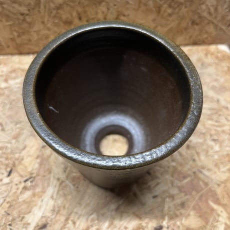 伝市鉢　穴窯　シャジン　3.5号