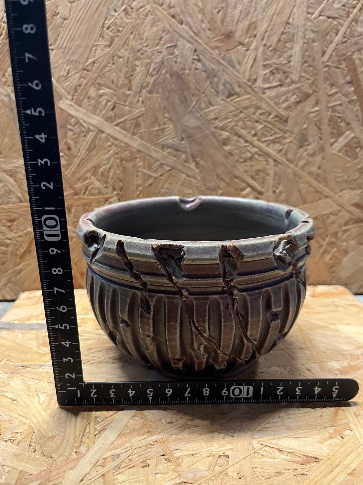 保田修作氏 陶器鉢 トルコ鉢 大鉢 保田修作 陶器鉢 | GREEN LUCK