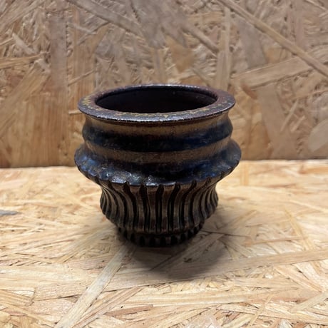 淡海陶芸研究所　植木鉢　3個セット 淡海陶芸研究所 植木鉢 黄泥彩筒鉢 （tribal） | GREEN LUCK