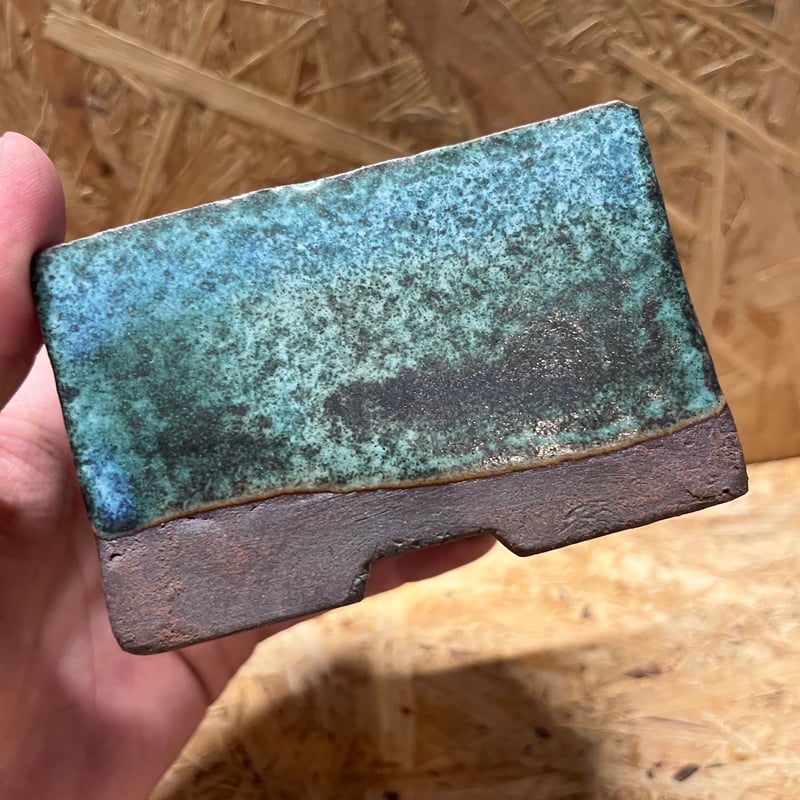 伝市鉢 角鉢 青銅 | GREEN LUCK