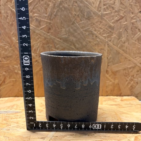 かみ山陶器　信楽焼　植木鉢