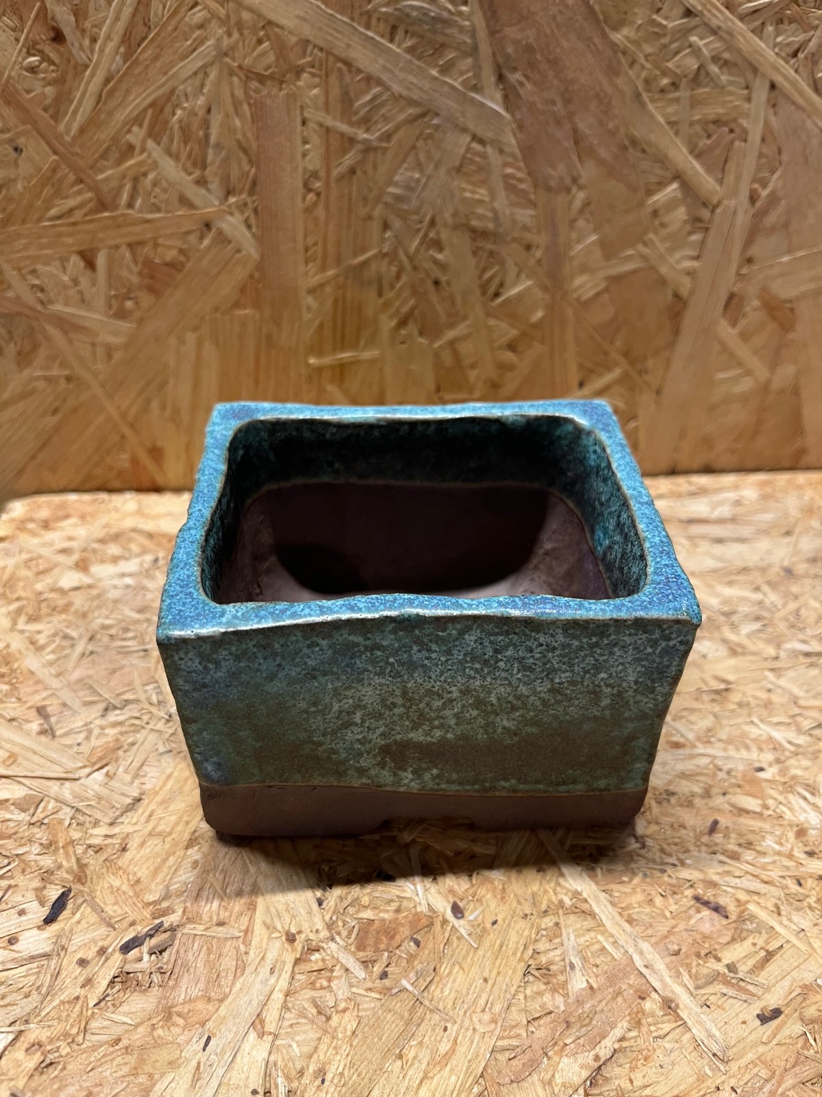 伝市鉢 角鉢 青銅 | GREEN LUCK