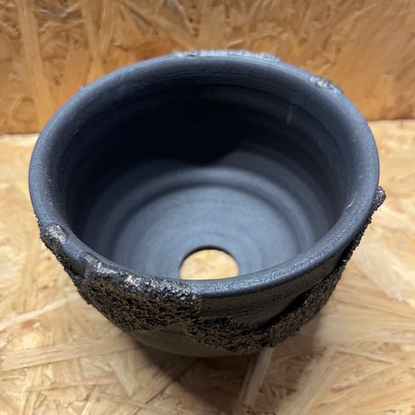 かみ山陶器　信楽焼　植木鉢