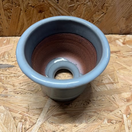 伝市鉢　大道型　3号　３.5号　4号　グレー