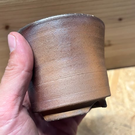 伝市鉢　穴窯　シャジン型　3号