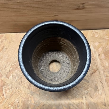 伝市鉢　穴窯　シャジン型　３.5号
