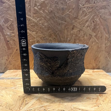 かみ山陶器　信楽焼　植木鉢