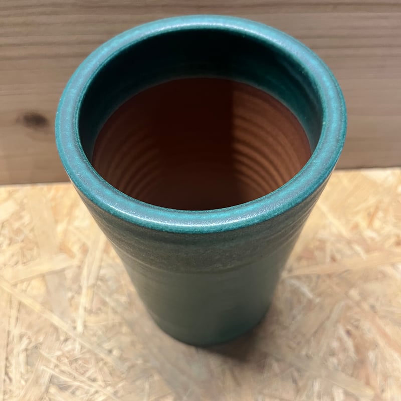 青緑色の円形火鉢 直径約30cm 青緑色の形火鉢 直径約30cm