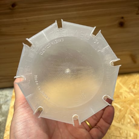 ネガミエル　透明スリット鉢　5号ロング