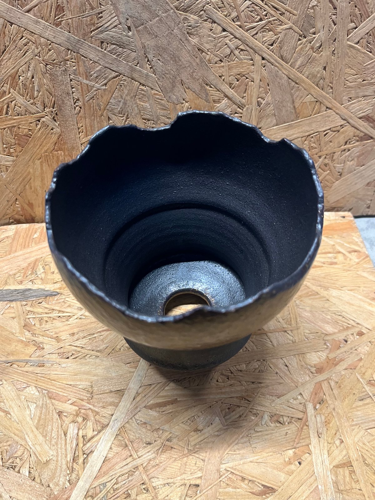 淡海陶芸研究所 植木鉢 泥象嵌筒鉢 | GREEN LUCK