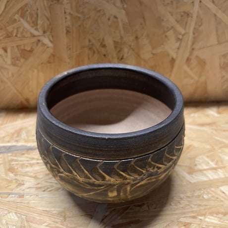 刻紋鉢　保田修作×rimwork