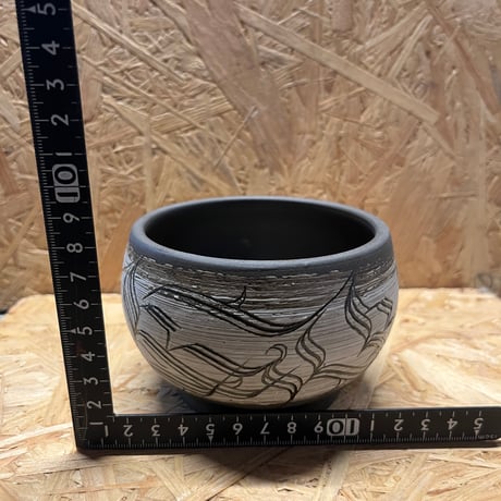 刻紋鉢　保田修作×rimwork