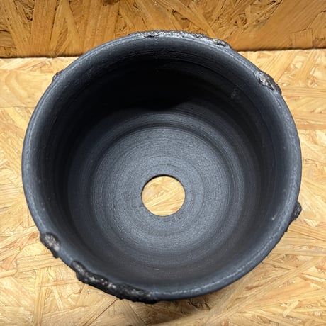 かみ山陶器　信楽焼　植木鉢