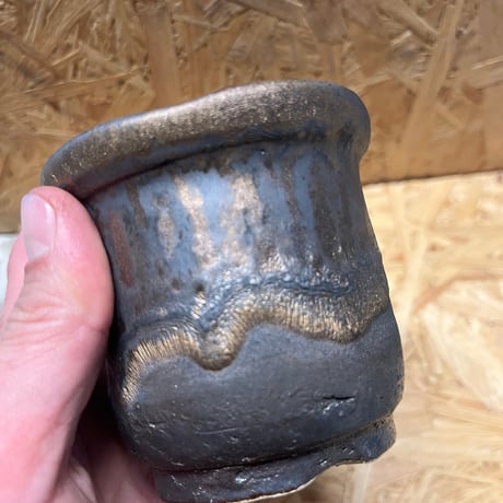 かみ山陶器　信楽焼　植木鉢
