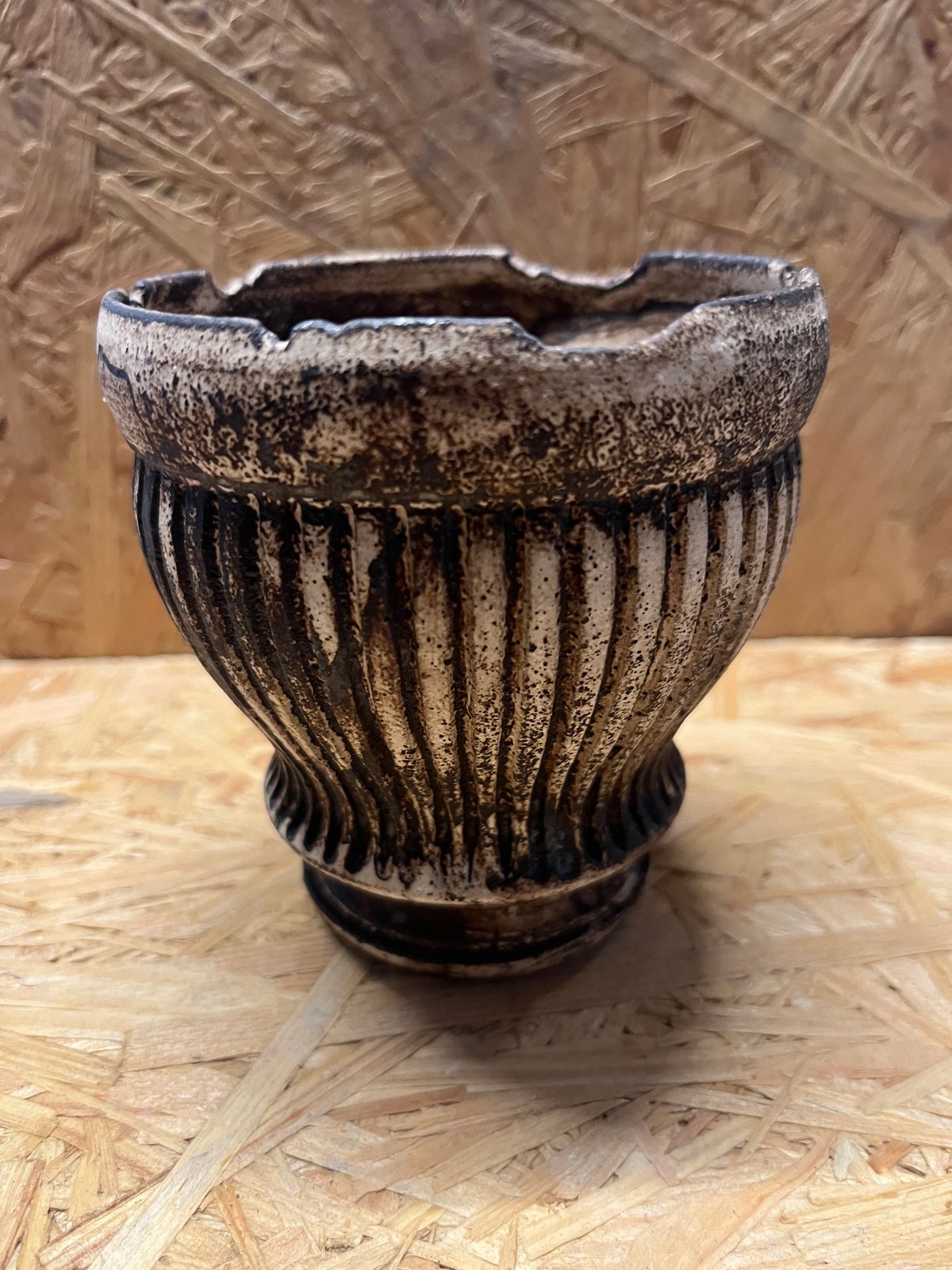 淡海陶芸研究所　植木鉢　3個セット 淡海陶芸研究所 植木鉢 3個セット 淡海陶芸研究所 植木鉢 泥彩彫