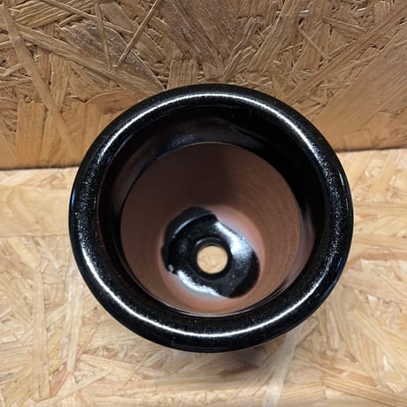 伝市鉢　型ラン型　3号　丹波黒