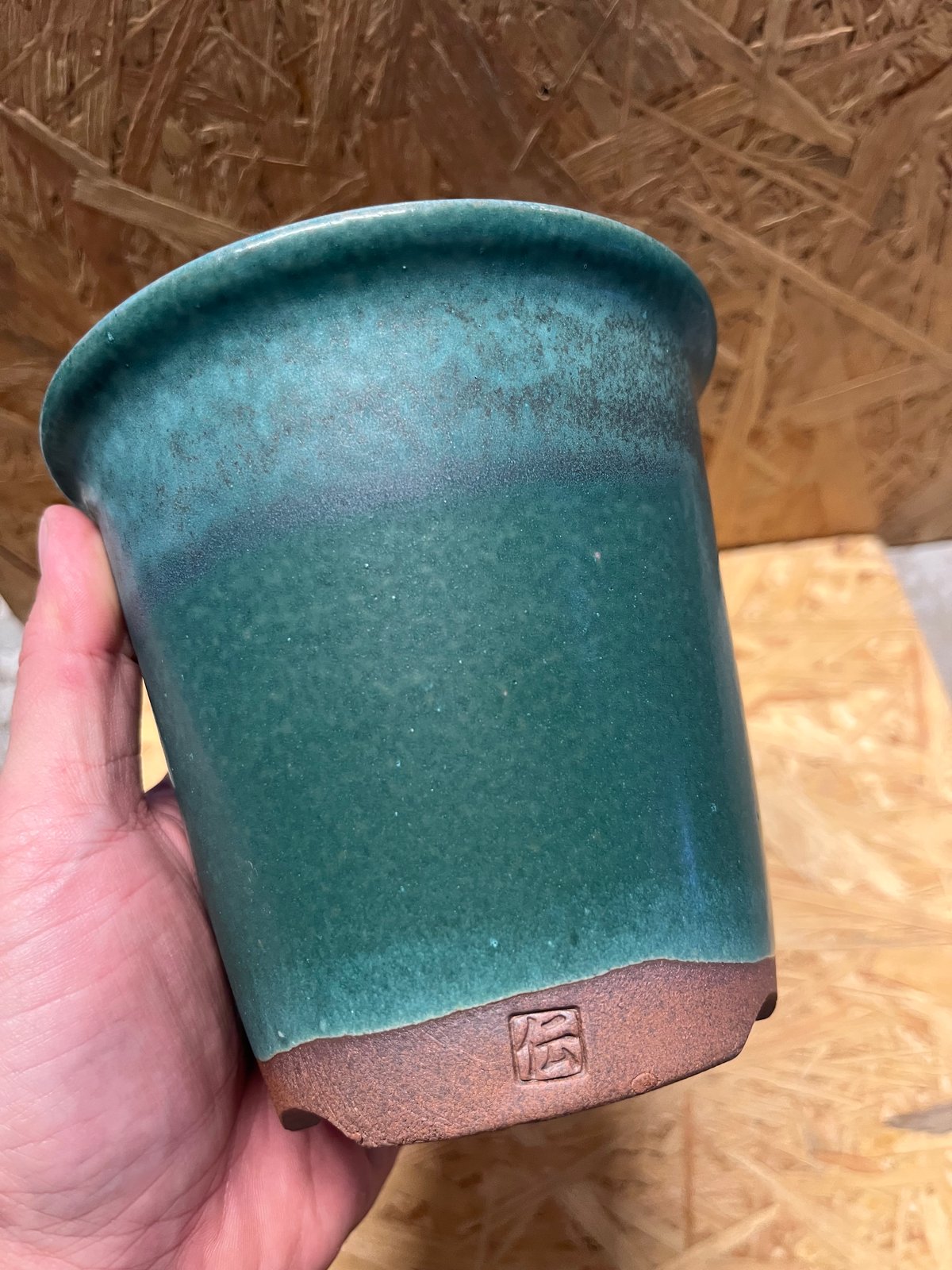 伝市鉢 型ラン 4号 青銅 | GREEN LUCK