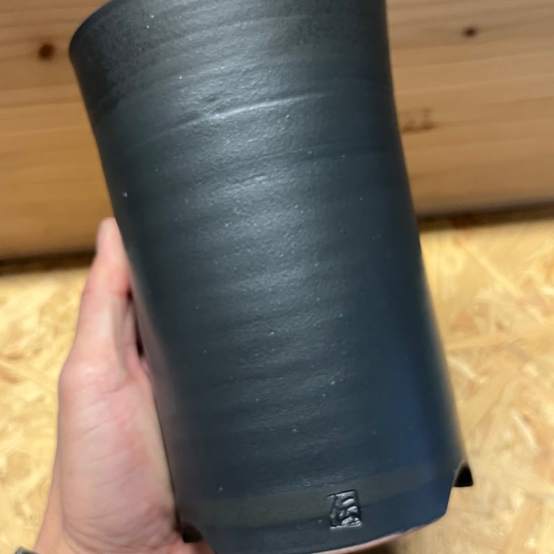 伝市鉢 4つ 中古 艶消しブラック 植木鉢 陶器鉢 伝市鉢 4つ 中古 艶消しブラック 植木鉢 陶器鉢