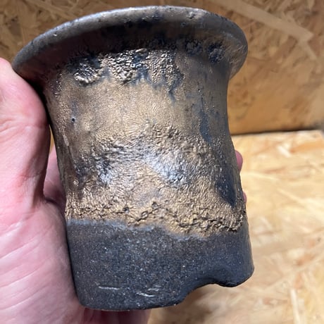 かみ山陶器　信楽焼　植木鉢