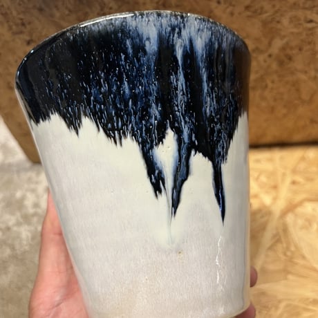 一穂窯　流れ鉢