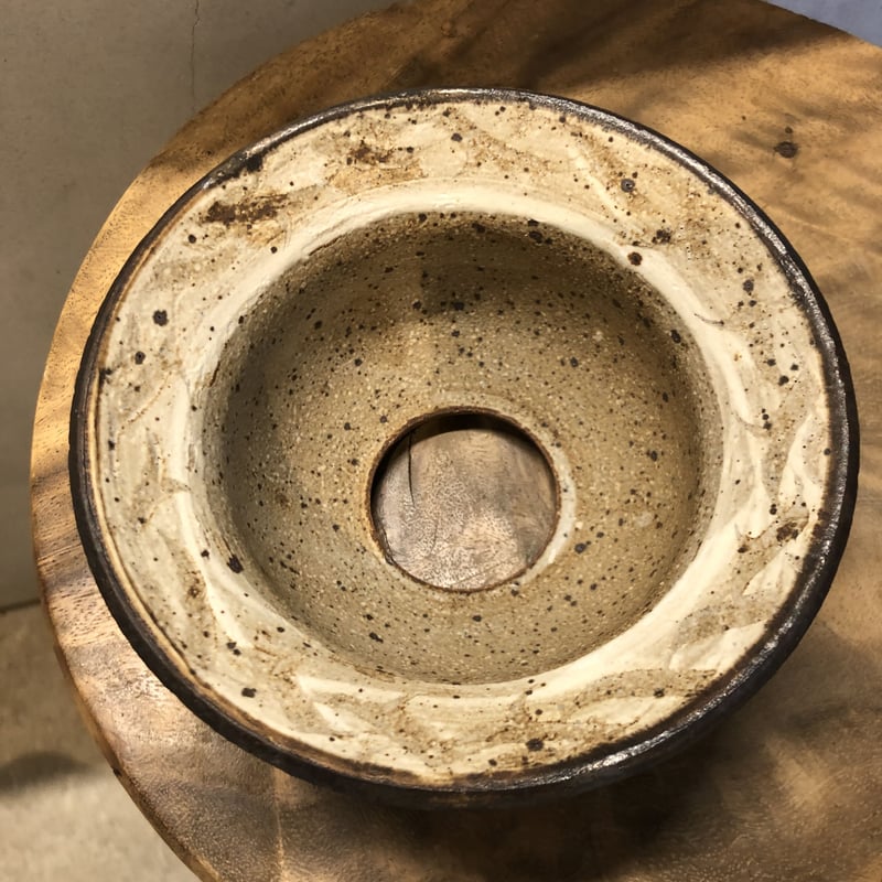 刻紋鉢 保田修作×rimwork | GREEN LUCK