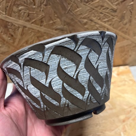 刻紋鉢　保田修作×rimwork